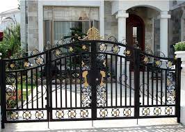 Steel and Wooden Main Gate